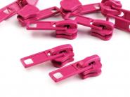 Zipper Profilreißverschluss 5mm pink 5 Stück