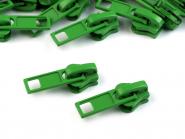 Zipper Profilreißverschluss 5mm grün 5 Stück