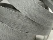 Baumwollschrägband silbergrau 