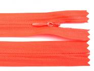 Reißverschluss verdeckt 50cm neonorange 1 Stück