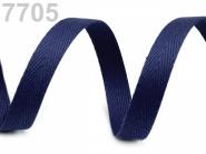 Köperband 10mm dunkelblau 