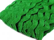 25m Zackenlitze 5mm grasgrün 