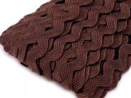 25m Zackenlitze 5mm braun 