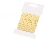 3m Zackenlitze auf Karte vanille 