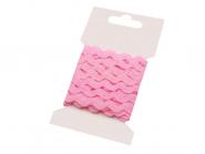 3m Zackenlitze auf Karte rosa 