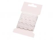 3m Zackenlitze auf Karte weiß 