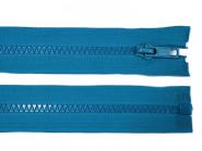 Reißverschluss teilbar 60 cm türkisblau 10 Stück