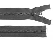 2 Weg Reißverschluss Jacke 90cm dunkelgrau 50 Stück 