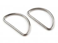D-Ringe für Taschen 40mm silber 