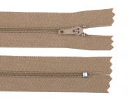 Reißverschlüsse 40cm braungrau 