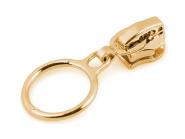 Zipper für 5mm RV gold mit Ring 
