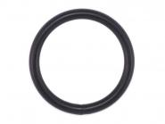 O-Ringe Metall 15 mm schwarz 20 Stück