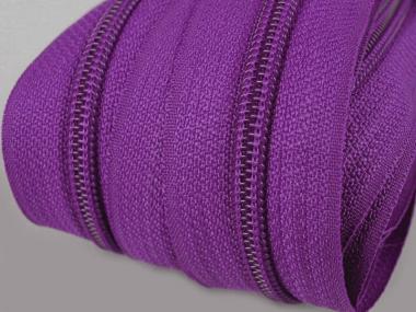 endlos Reißverschluss 3mm violett 3m