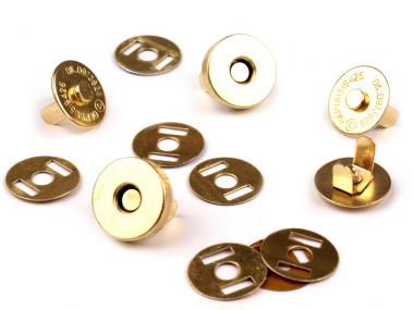 Magnet Verschluss Ø18mm gold 