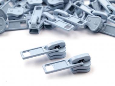 Zipper Profilreißverschluss 5mm hellblau 5 Stück