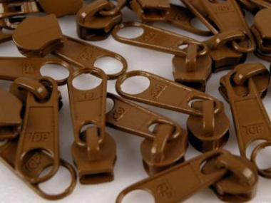 Zipper für 5mm RV braun 50 Stück