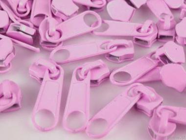 Zipper für 5mm RV rosa 10 Stück