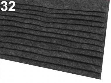 Filz 20 x 30cm 0,9 mm anthrazit 