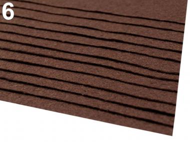 Filz 20 x 30cm 0,9 mm braun 