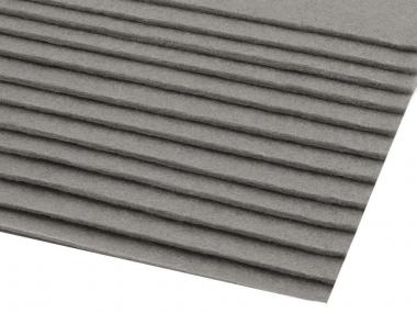 Filz 20 x 30cm 2-3mm grau 