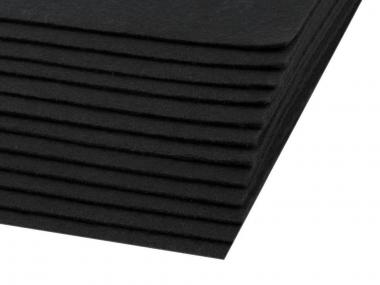 Filz 20 x 30cm 1,5-2mm schwarz 