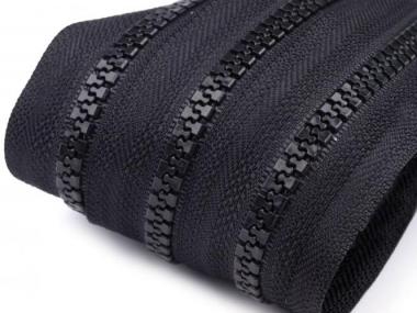 Profilreißverschluss 5mm schwarz 10m