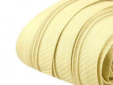 200m endlos Reißverschluss 3mm hellgelb 