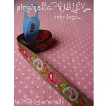 Paisley-Band, milchkaffee-braun 