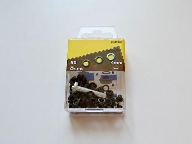 50 Ösen 4mm dark 