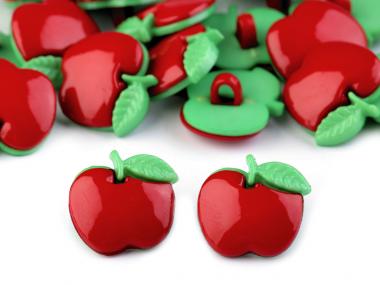 10 Knöpfe Äpfel 