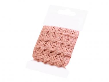 3m Klöppelspitze 15mm altrosa 