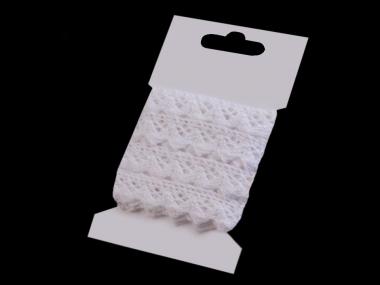 3m Klöppelspitze 15mm weiß 