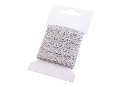 3m Klöppelspitze 12mm grau 