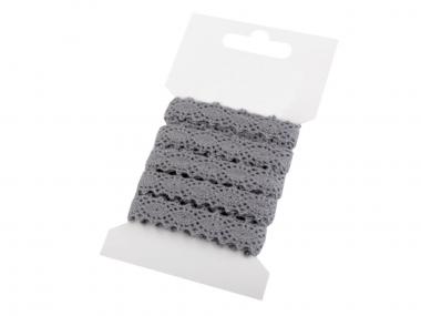 3m Klöppelspitze 12mm dunkelgrau 