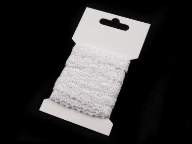 3m Klöppelspitze 12mm weiß 