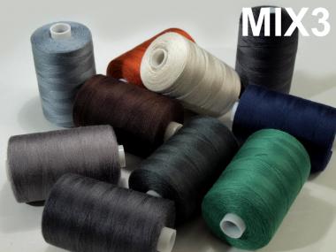 1000m Nähgarn 40/2 Mix 3 