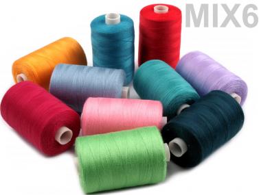 1000m Nähgarn 40/2 Mix 6 