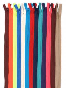 Reißverschluss verdeckt 50cm Mix 