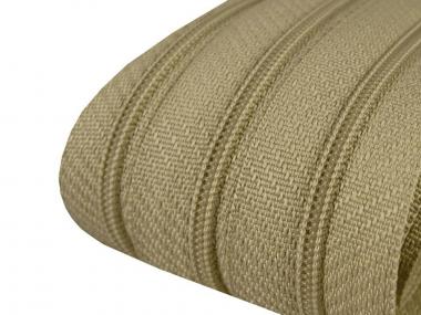 200m endlos Reißverschluss 3mm grau-grün 