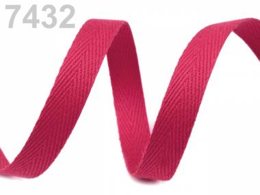 Köperband 10mm pink 