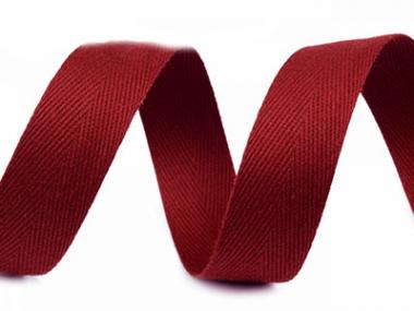 Köperband 30mm bordeaux 