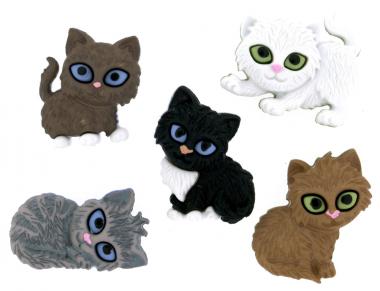 Dress It Up Knöpfe Katzen 