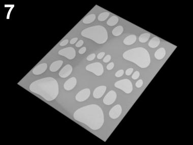 reflektierende Aufbügler Pfoten 