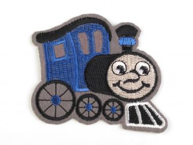 Applikation Lokomotive dunkelblau 