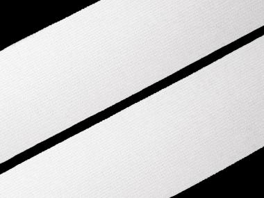 Flachgummi Rolle 25m weiss 