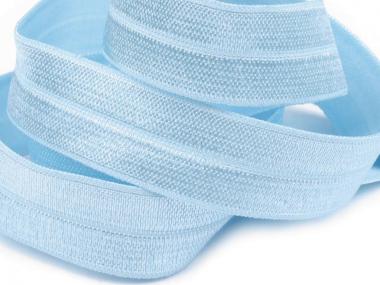 Faltgummi Breite 18mm hellblau 