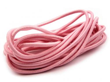 3m Gummikordel 3mm rosa 