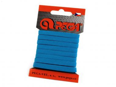 5m Gummiband 7mm türkisblau 