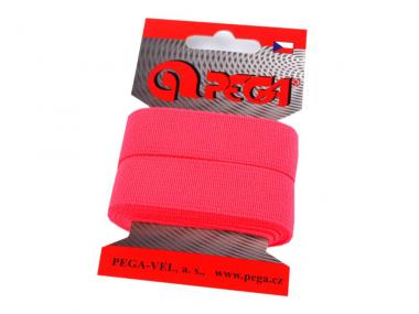 1,5m Gummiband 20mm neonpink 