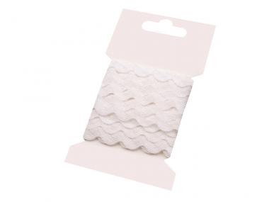 3m Zackenlitze auf Karte weiß 